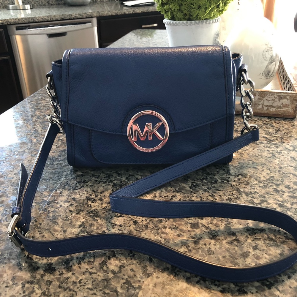 Blue Michael Kora crossbody purse